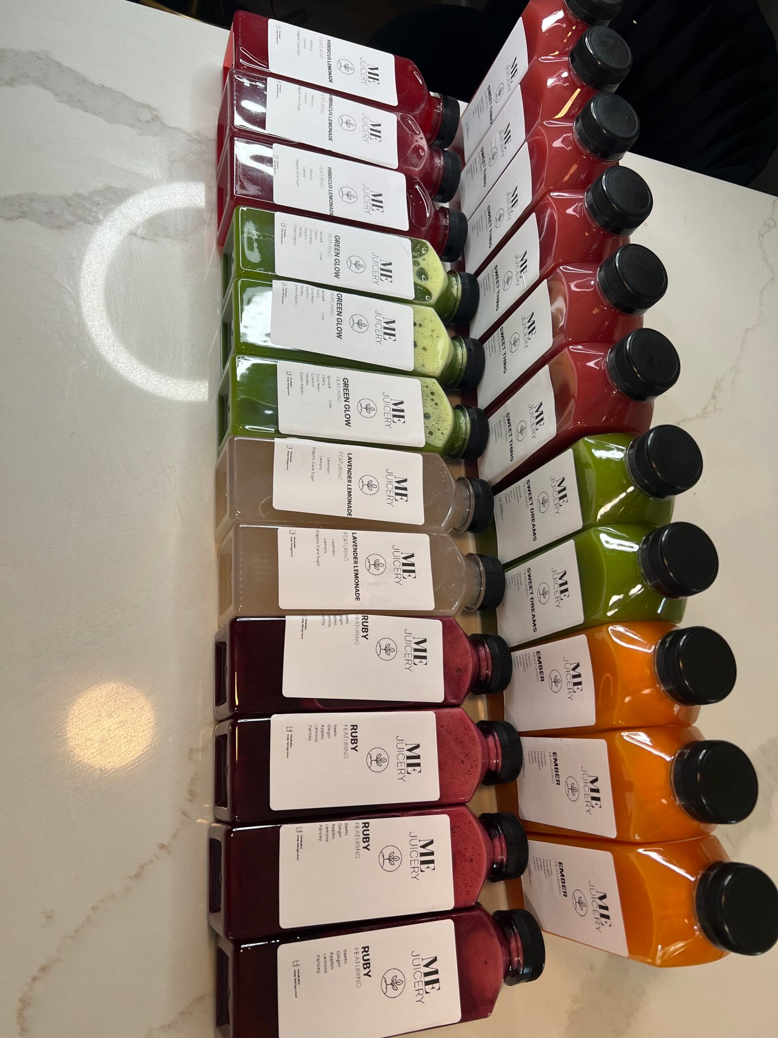 ME Juicery color lineup